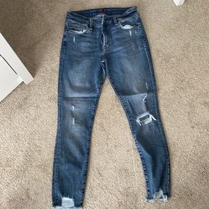 Abercrombie & Fitch Harper Low Rise Ankle Jeans